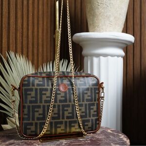 Vintage Fendi FF Monogram Crossbody